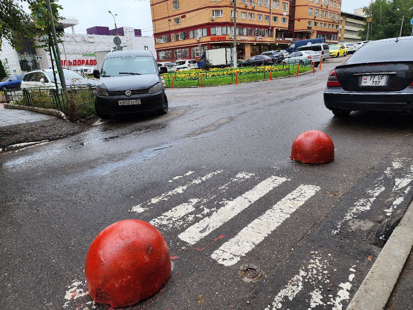 одинцово, благоустройство, ограда, противопарковочная полусфера, контейнерная площадка, план добрых дел,