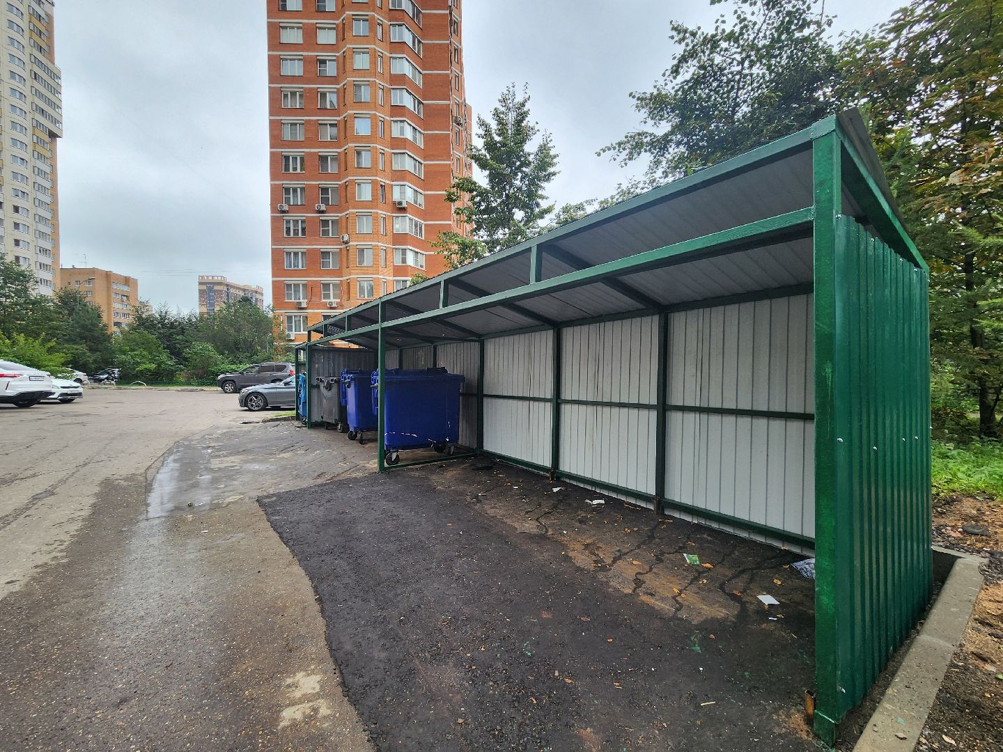 одинцово, благоустройство, ограда, противопарковочная полусфера, контейнерная площадка, план добрых дел,