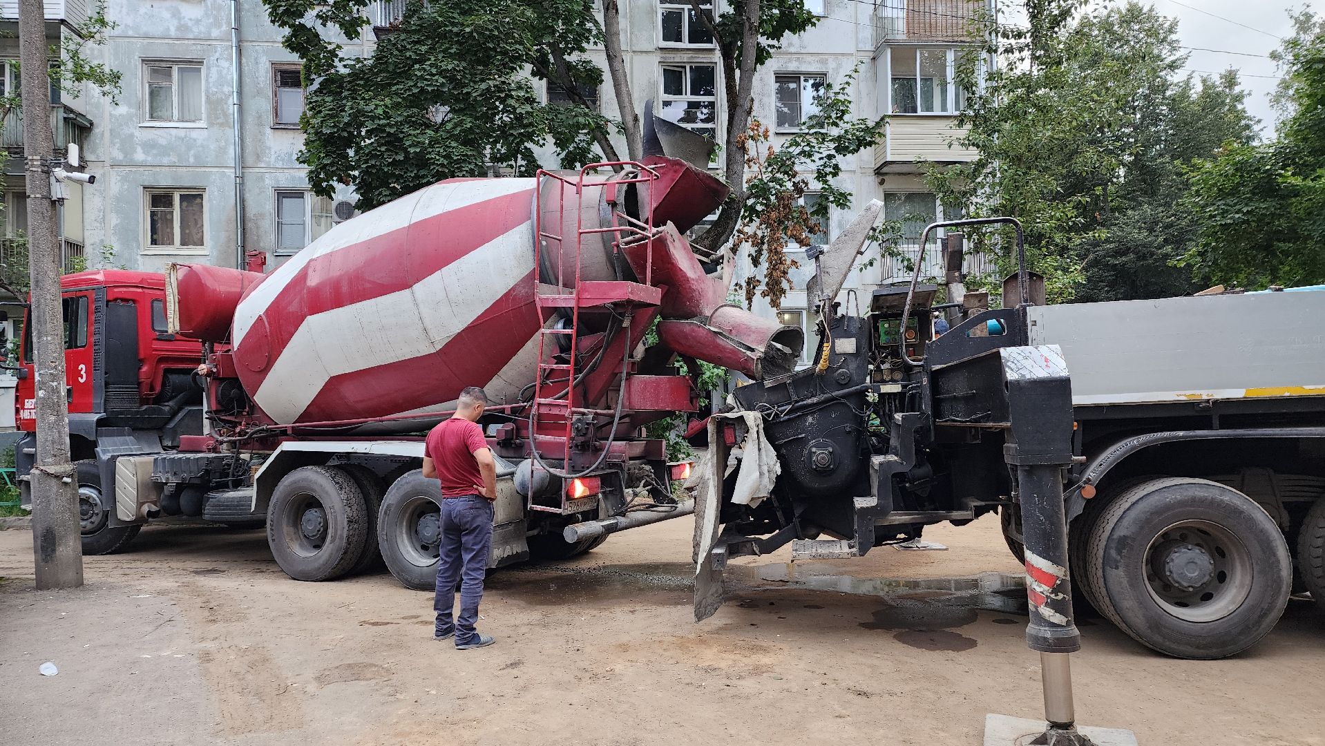 пушкино, ремонт тепловых сетей, центр города, трубы, трубопровод,