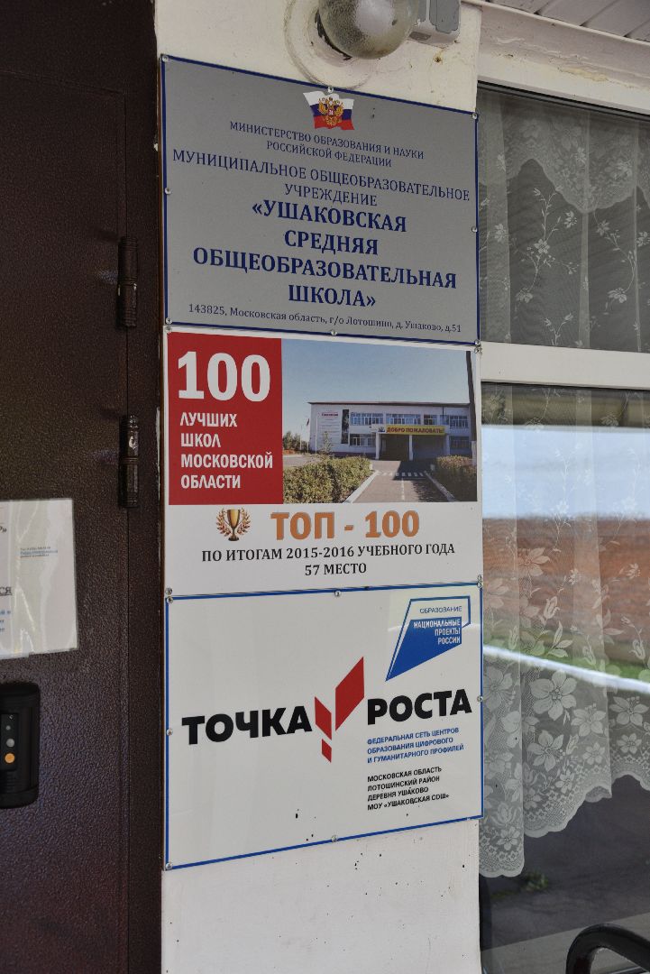 лотошино, образование, образование в подмосковье, ушаковская сош, ушаково,
