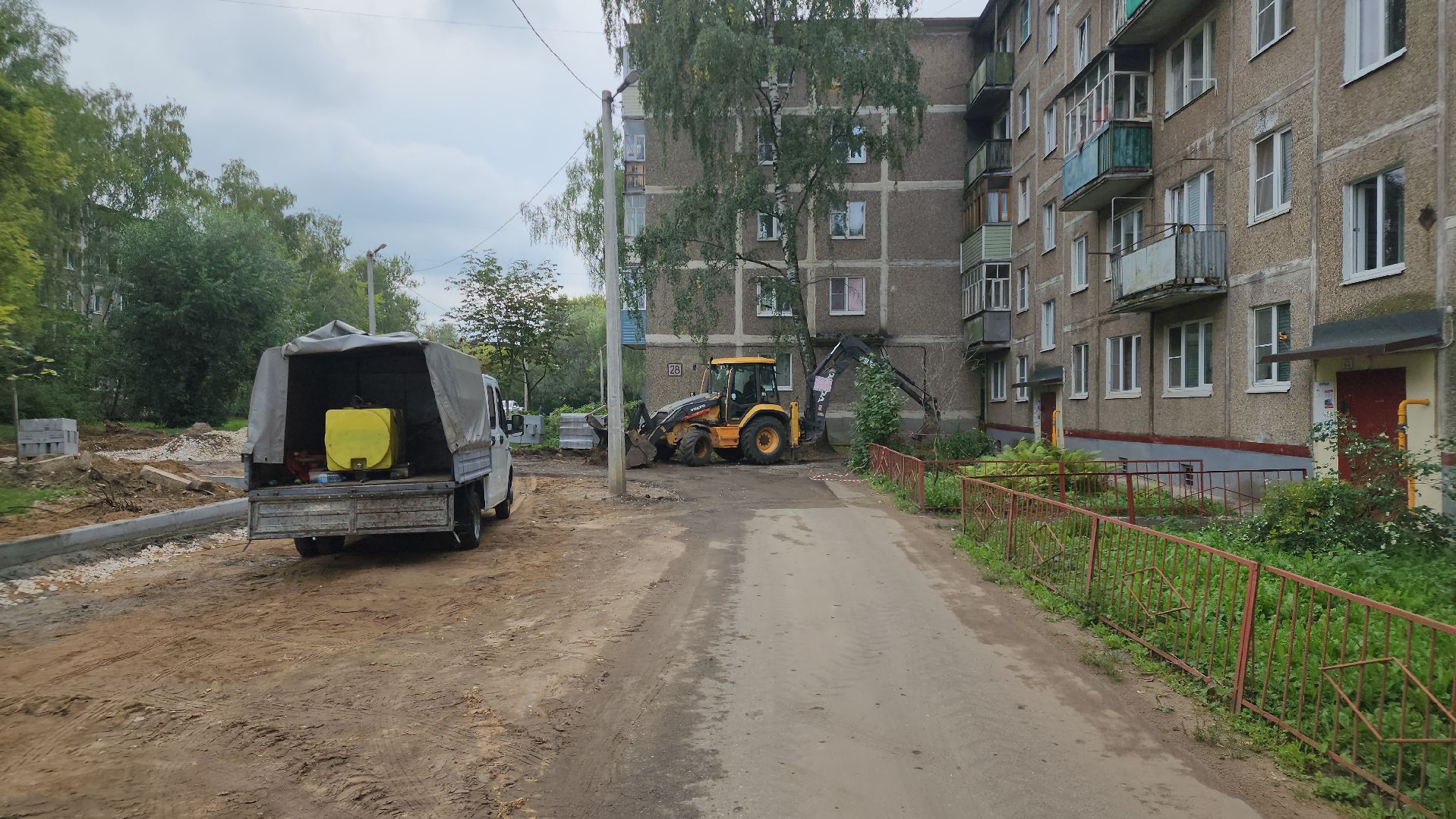 егорьевск, благоустройство, парковка, проезд, двор, двор асфальт,