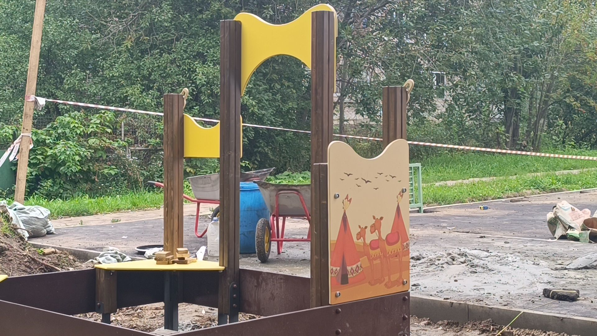 детская площадка, благоустройство, лобня,