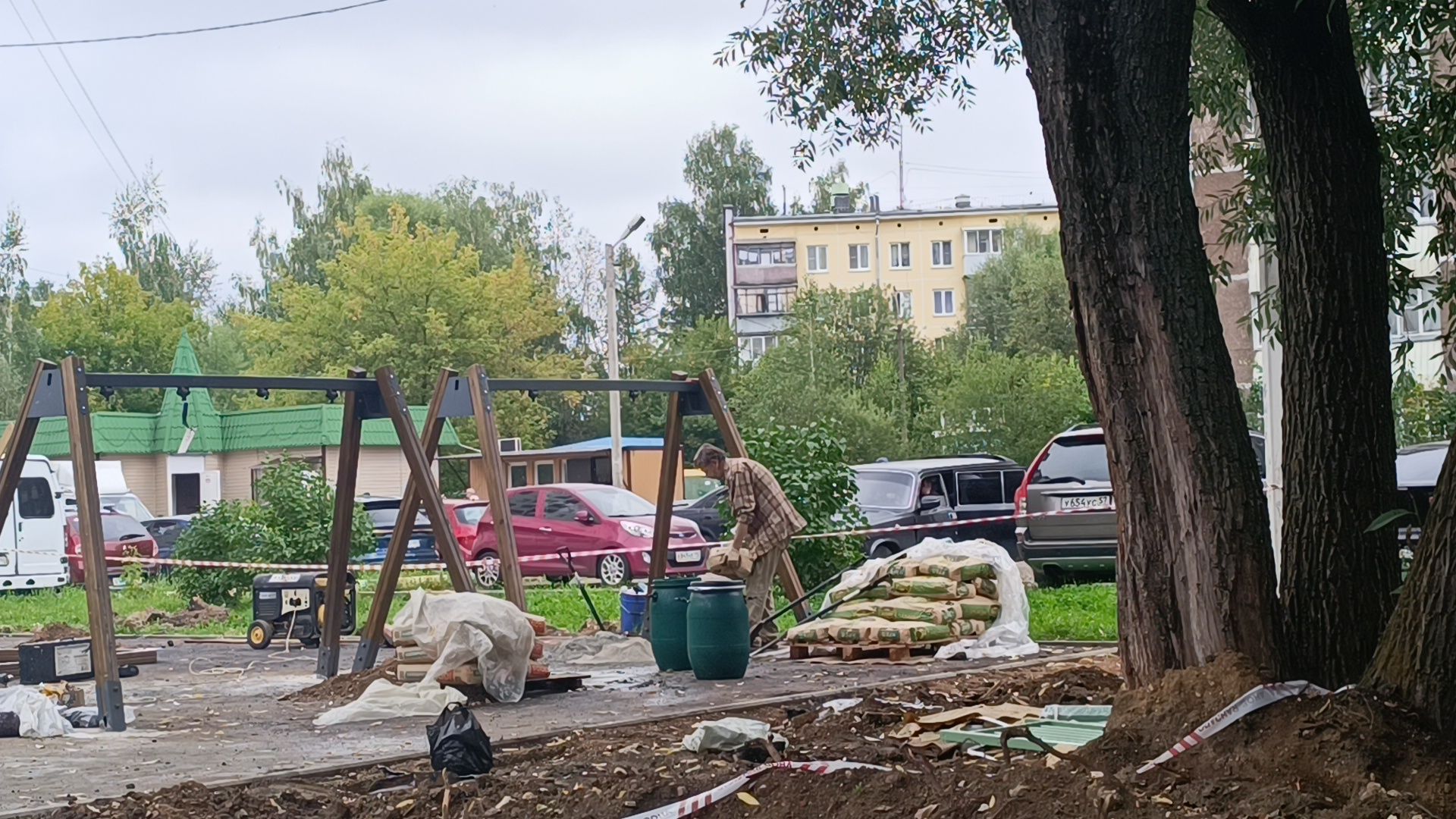 детская площадка, благоустройство, лобня,