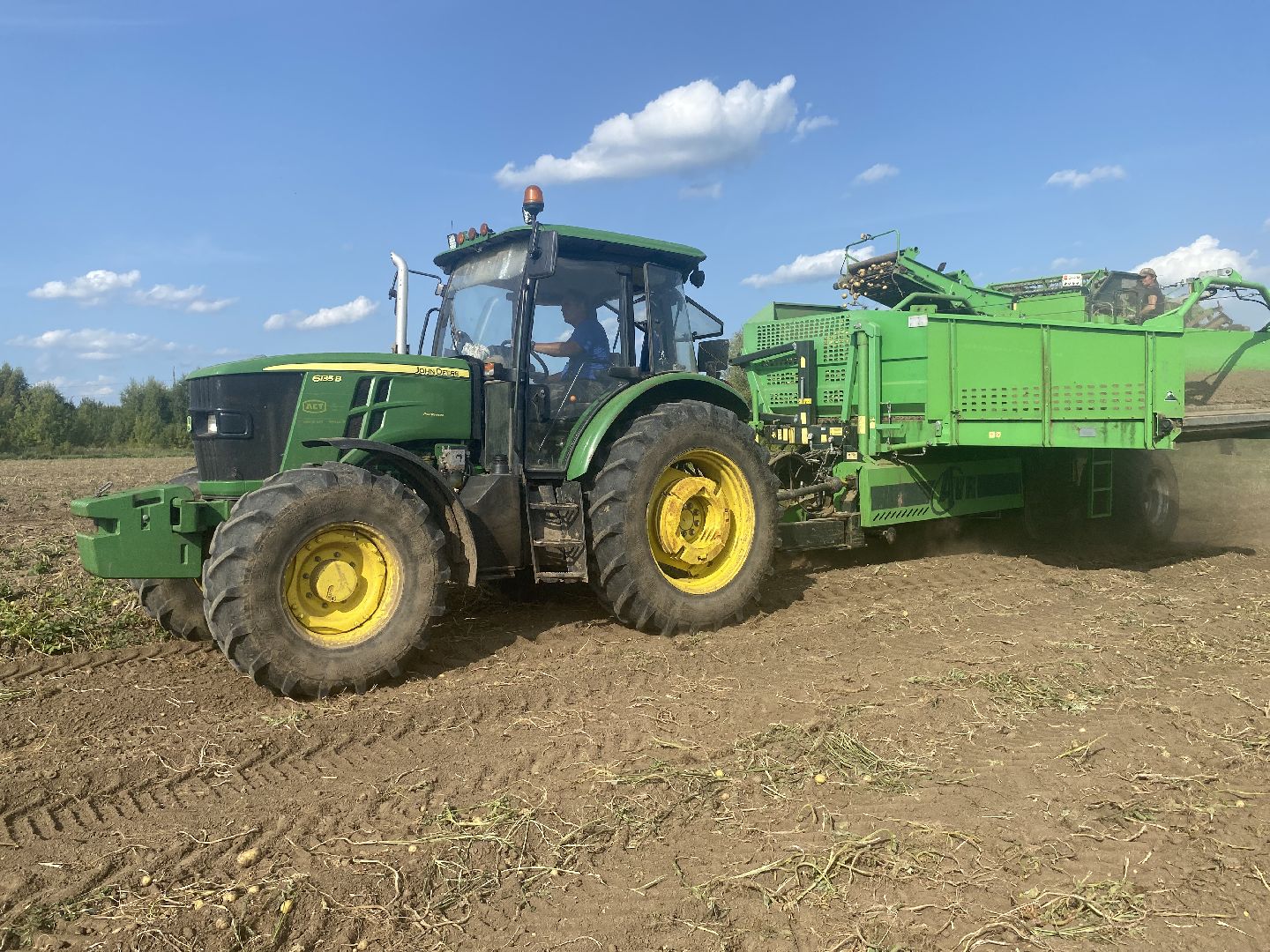 Коломна, Сельское хозяйство, уборочная кампания, картофель,