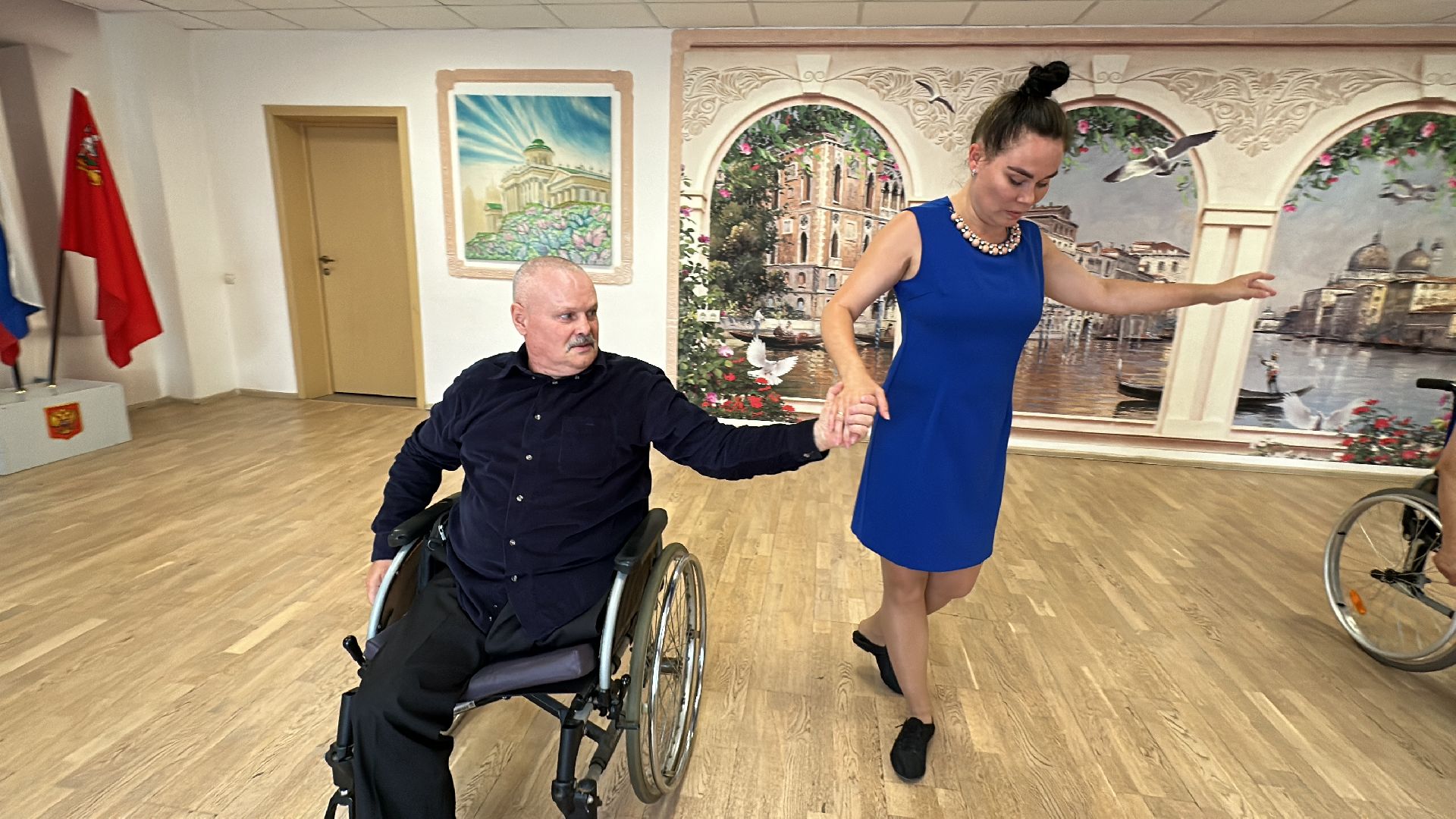 Клин, общество, медицина, танцы, инвалиды,