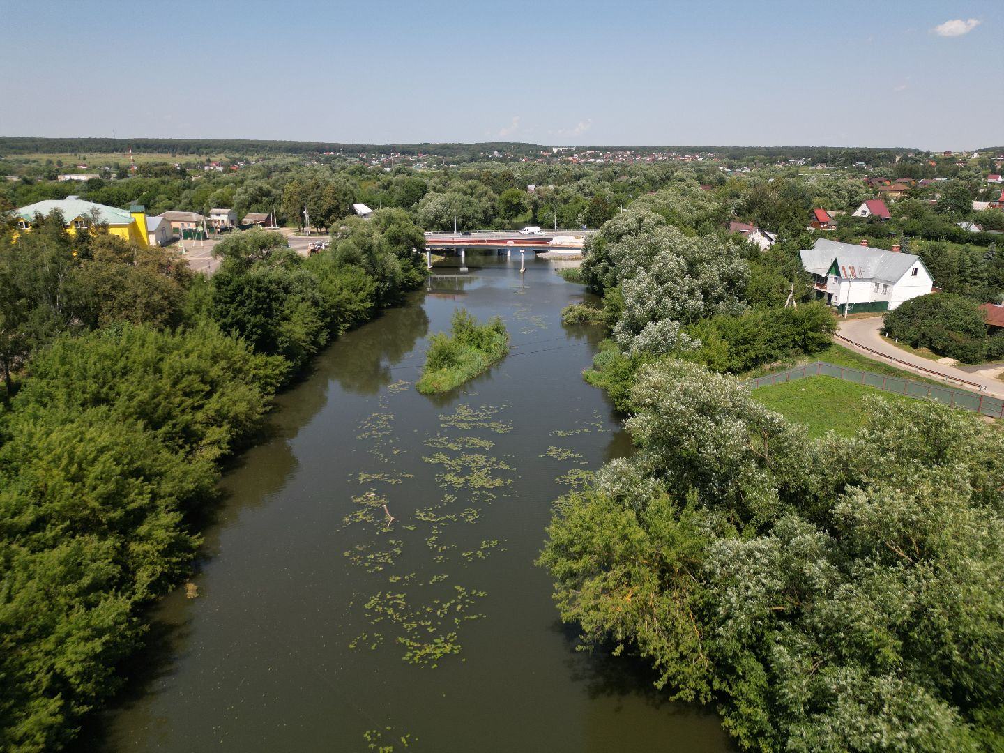 видео с коптера, мост, дороги,