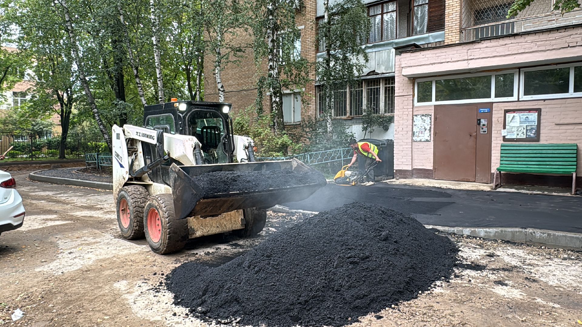 Благоустройство дворов в Одинцово, комплексное благоустройство, Ремонт тротуаров,