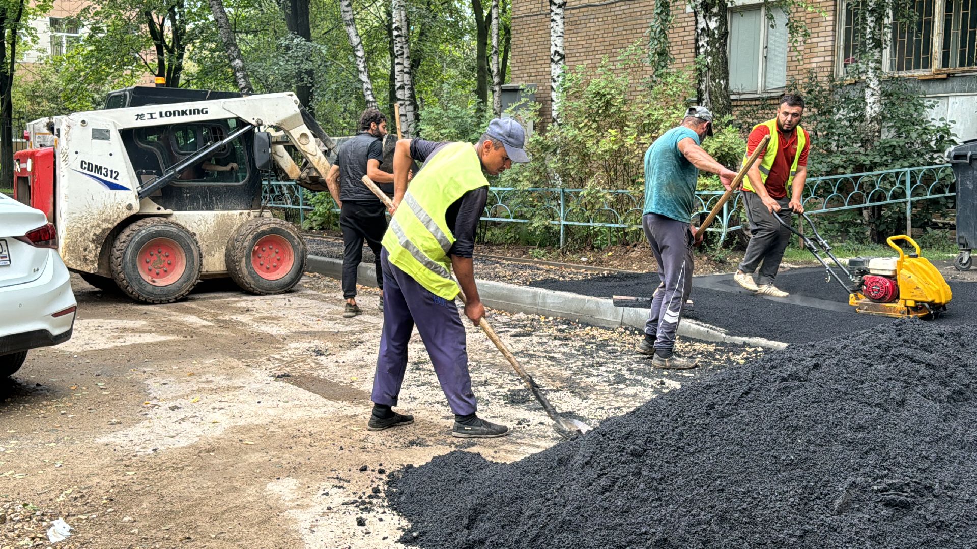 Благоустройство дворов в Одинцово, комплексное благоустройство, Ремонт тротуаров,