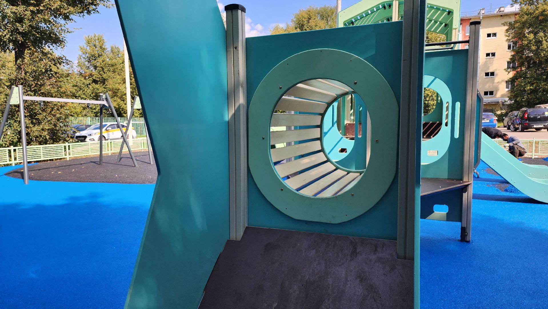 кашира, благоустройство, модернизация детской площадки, безопасное покрытие,