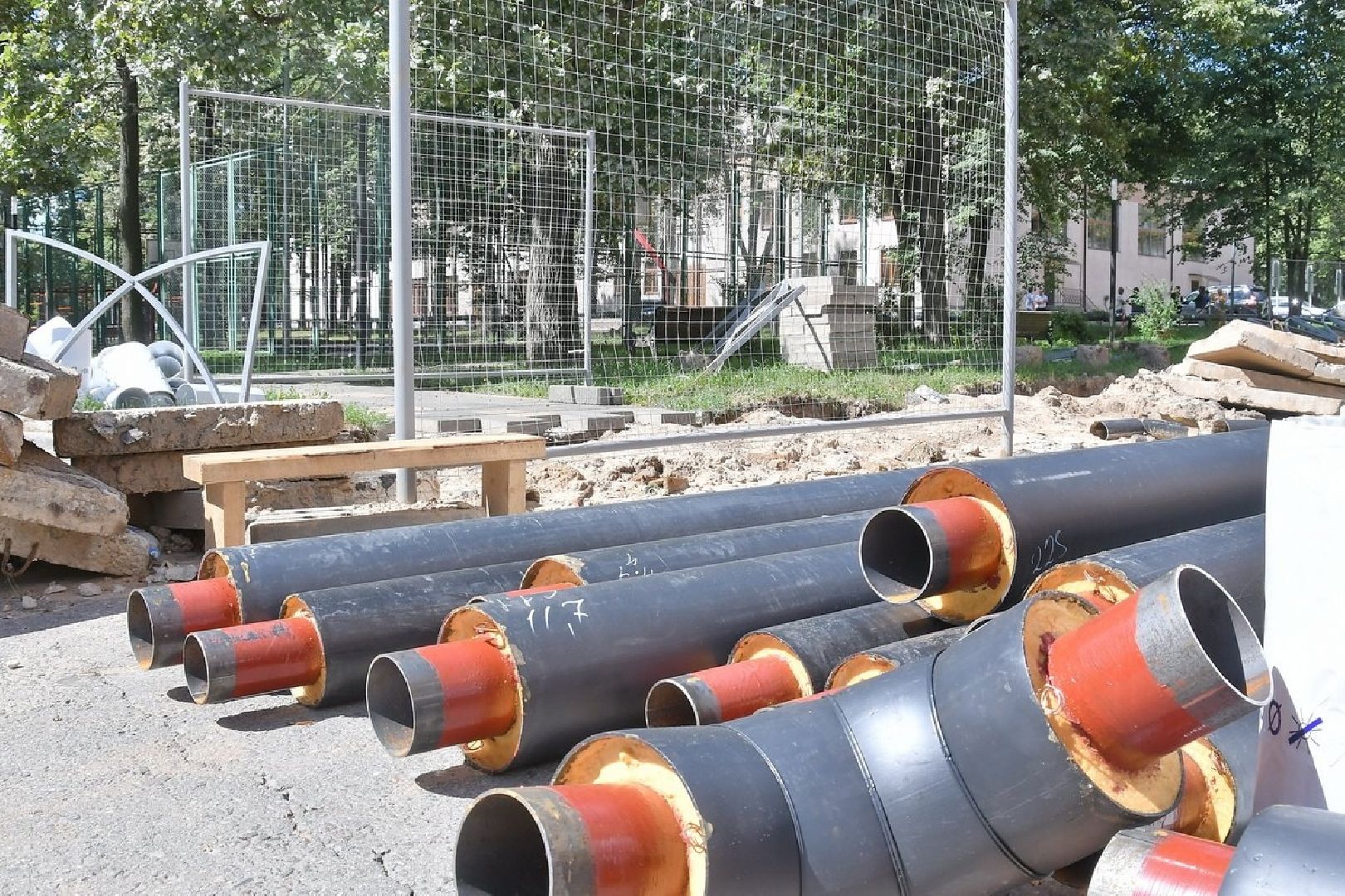 ремонт сетей ГВС, власиха замена труб ГВС, замена теплокамер, Власиха ремонт теплокамер, отопительный сезон 2024-2025,