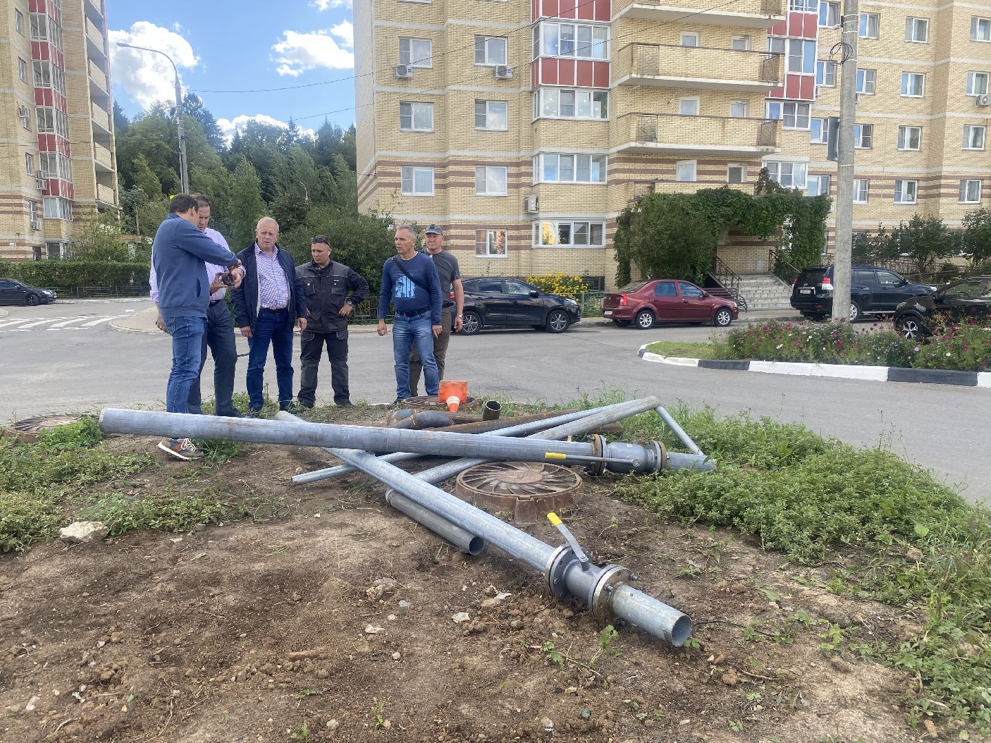 ремонт сетей ГВС, власиха замена труб ГВС, замена теплокамер, Власиха ремонт теплокамер, отопительный сезон 2024-2025,