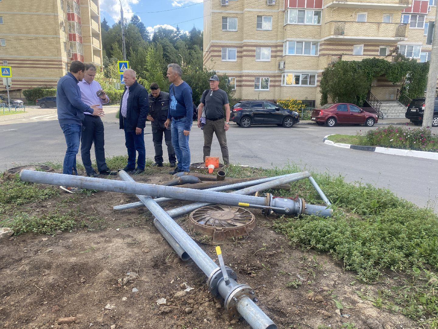 ремонт сетей ГВС, власиха замена труб ГВС, замена теплокамер, Власиха ремонт теплокамер, отопительный сезон 2024-2025,