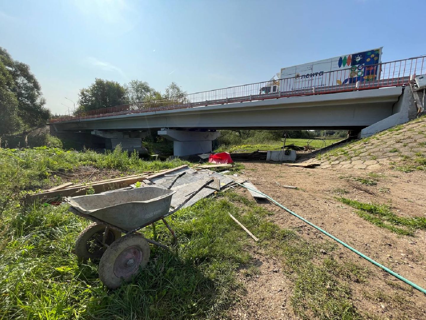 Дмитров, Мост через Икшанку, Минтранс,