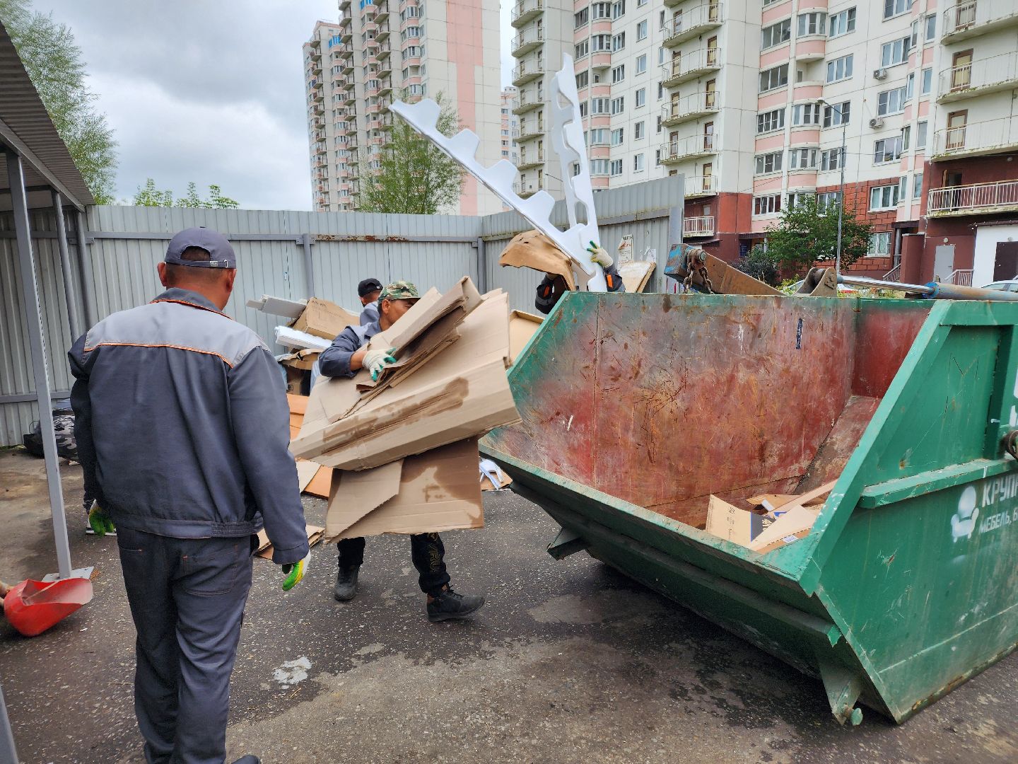 Чехов, крупногабаритные отходы, вывоз мусора, обращение с ТКО, региональный оператор, специализированные компании, горячая линия 122, МСК-НТ,