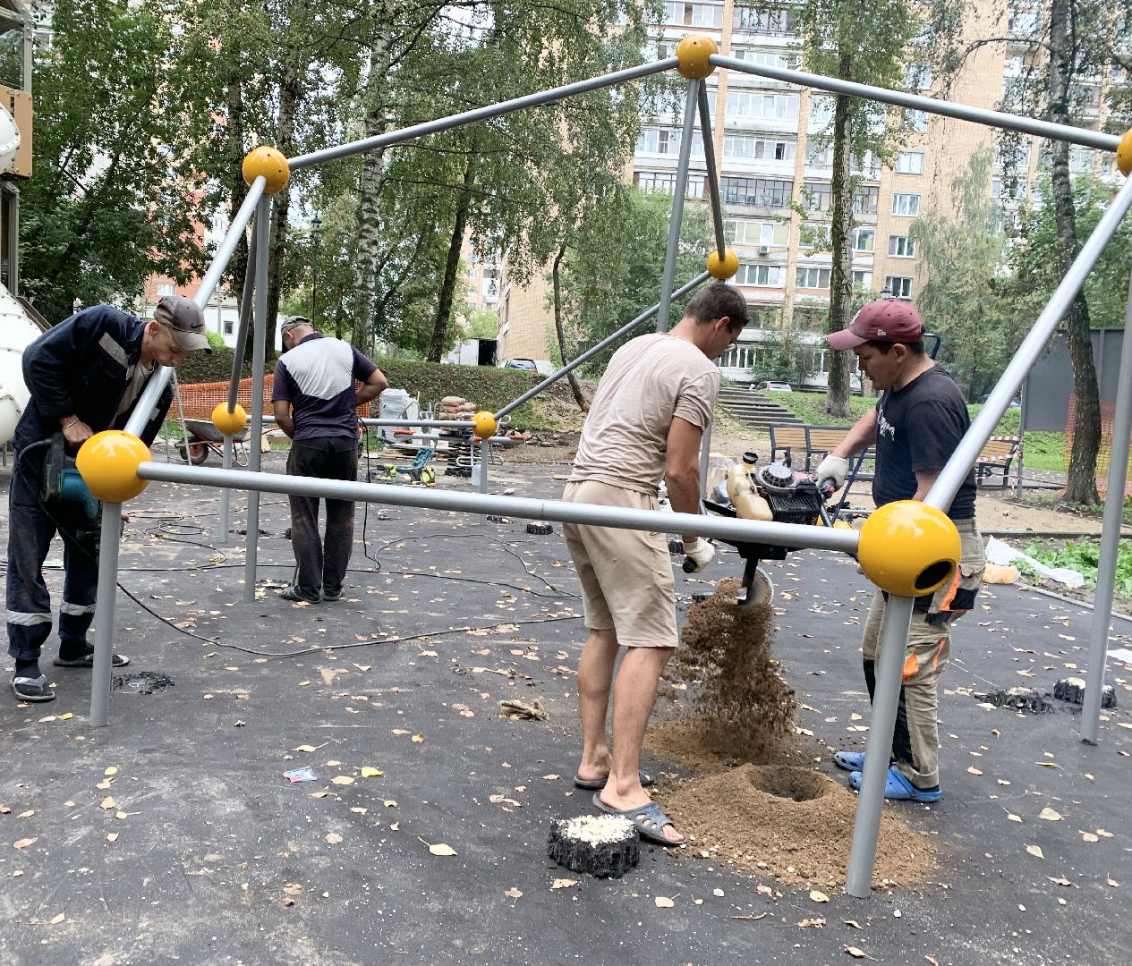 Балашиха, Подмосковье, Благоустройство, детские игровые площадки,