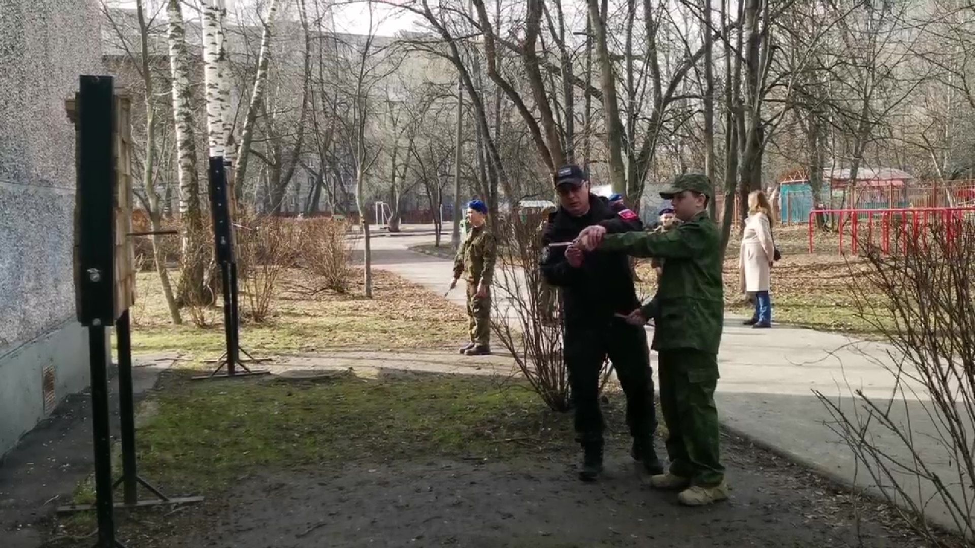 Реутов, кадеты, соревнования, школьники, полоса препятствие, физическая подготовка, военная подготовка