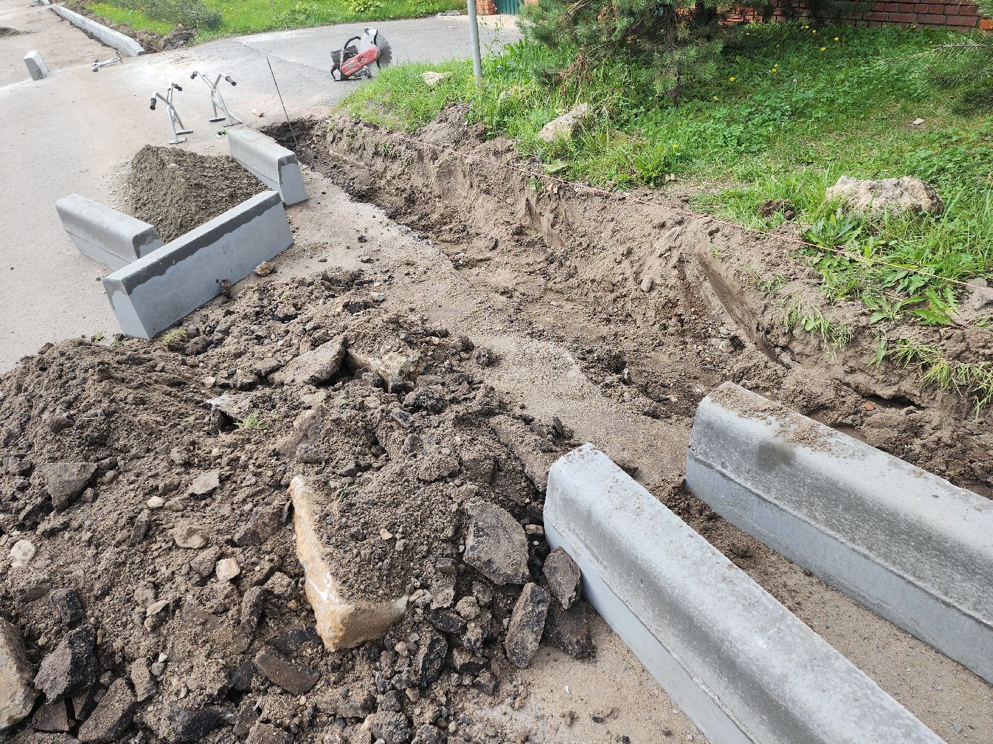 серпухов, подмосковье, ремонт дороги,