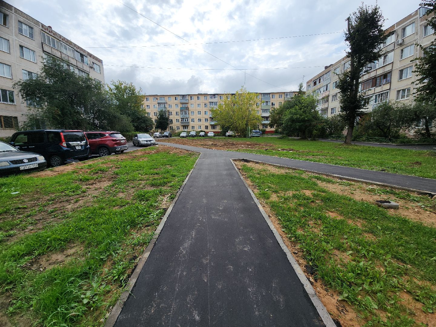 серпухов, подмосковье, комплексное благоустройство двора,