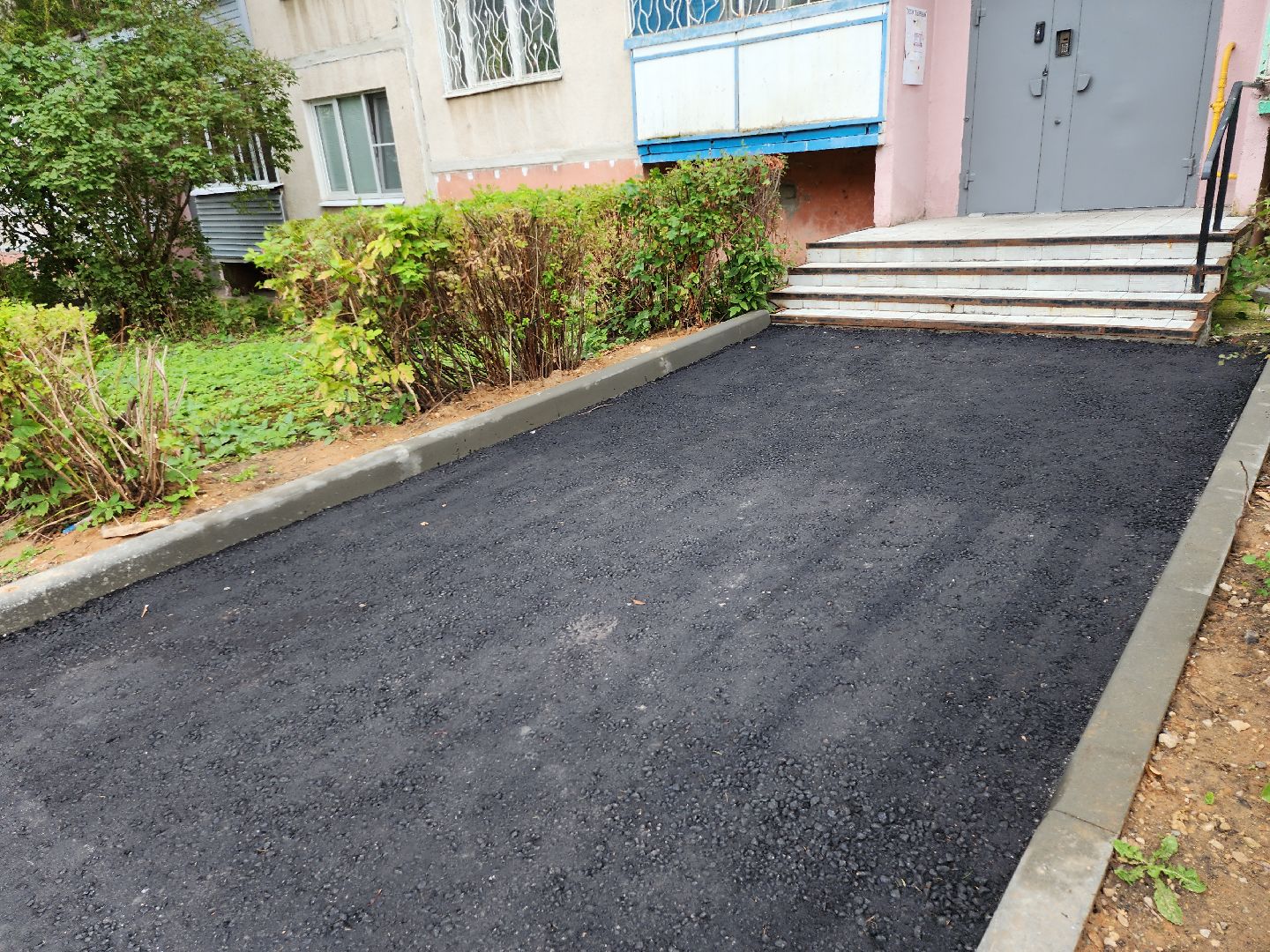 серпухов, подмосковье, комплексное благоустройство двора,