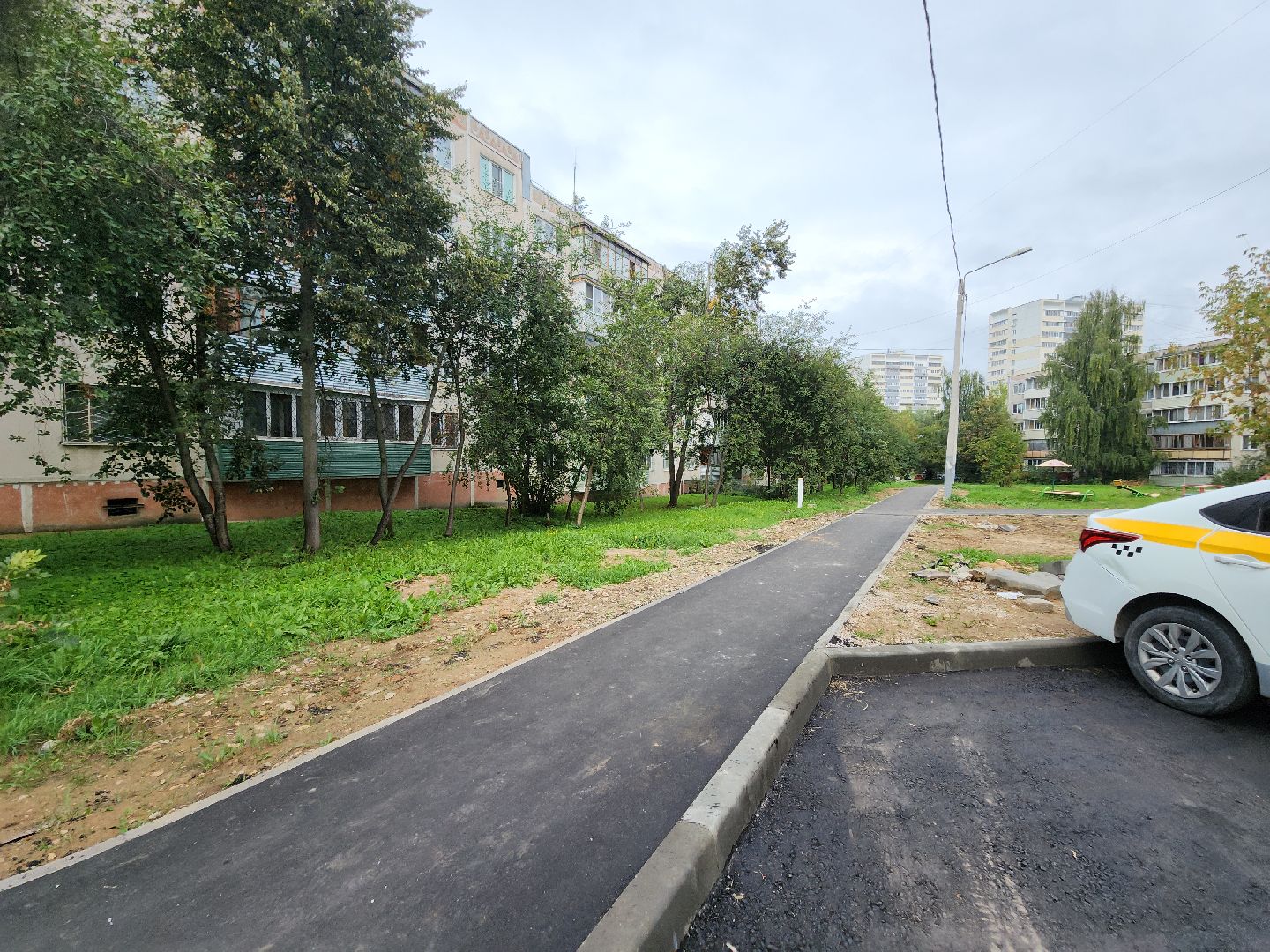 серпухов, подмосковье, комплексное благоустройство двора,