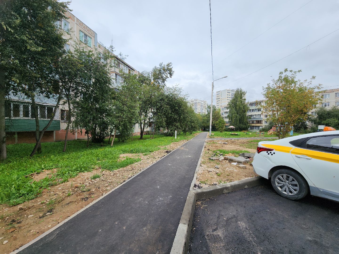 серпухов, подмосковье, комплексное благоустройство двора,