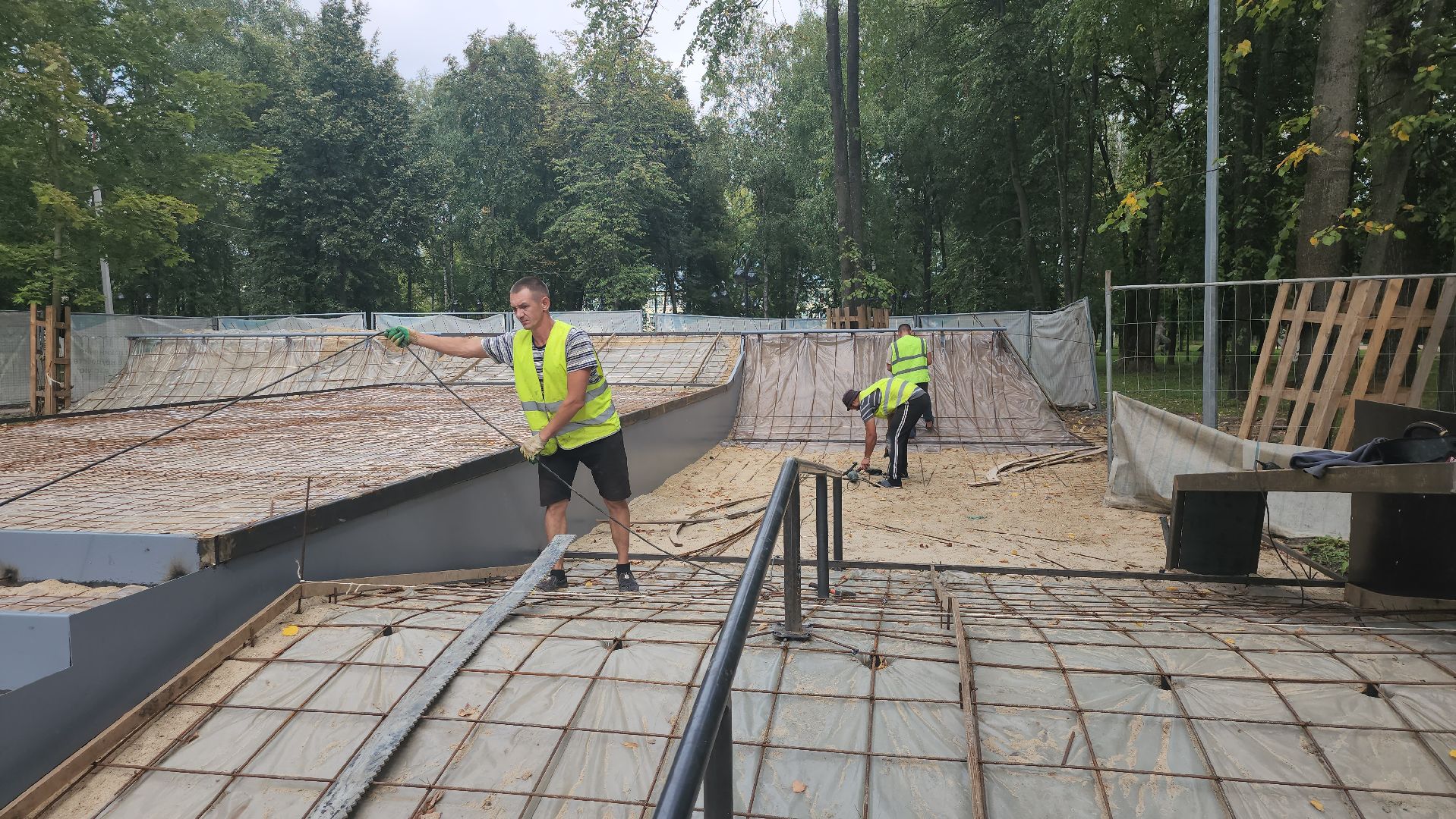 серпухов, подмосковье, строительство скейт площадки,