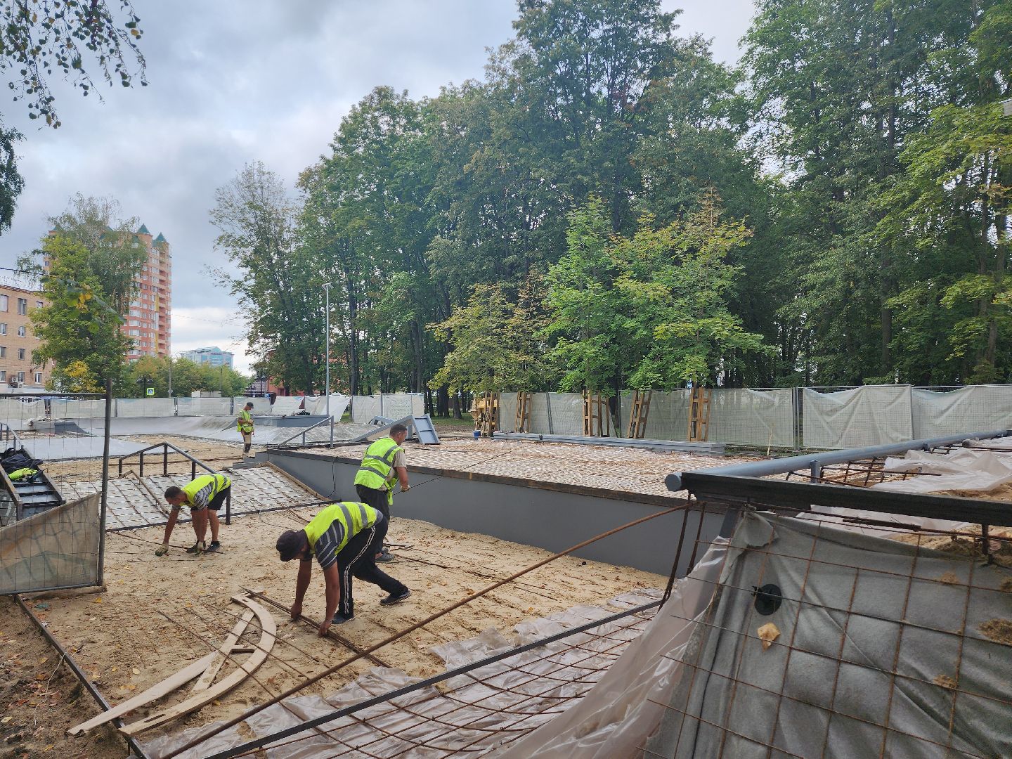 серпухов, подмосковье, строительство скейт площадки,