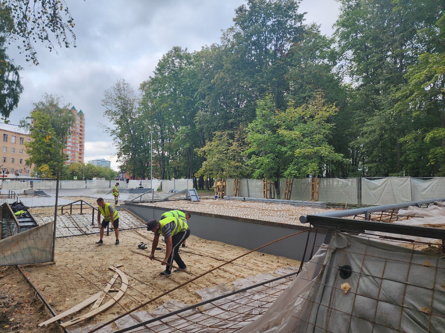 серпухов, подмосковье, строительство скейт площадки,