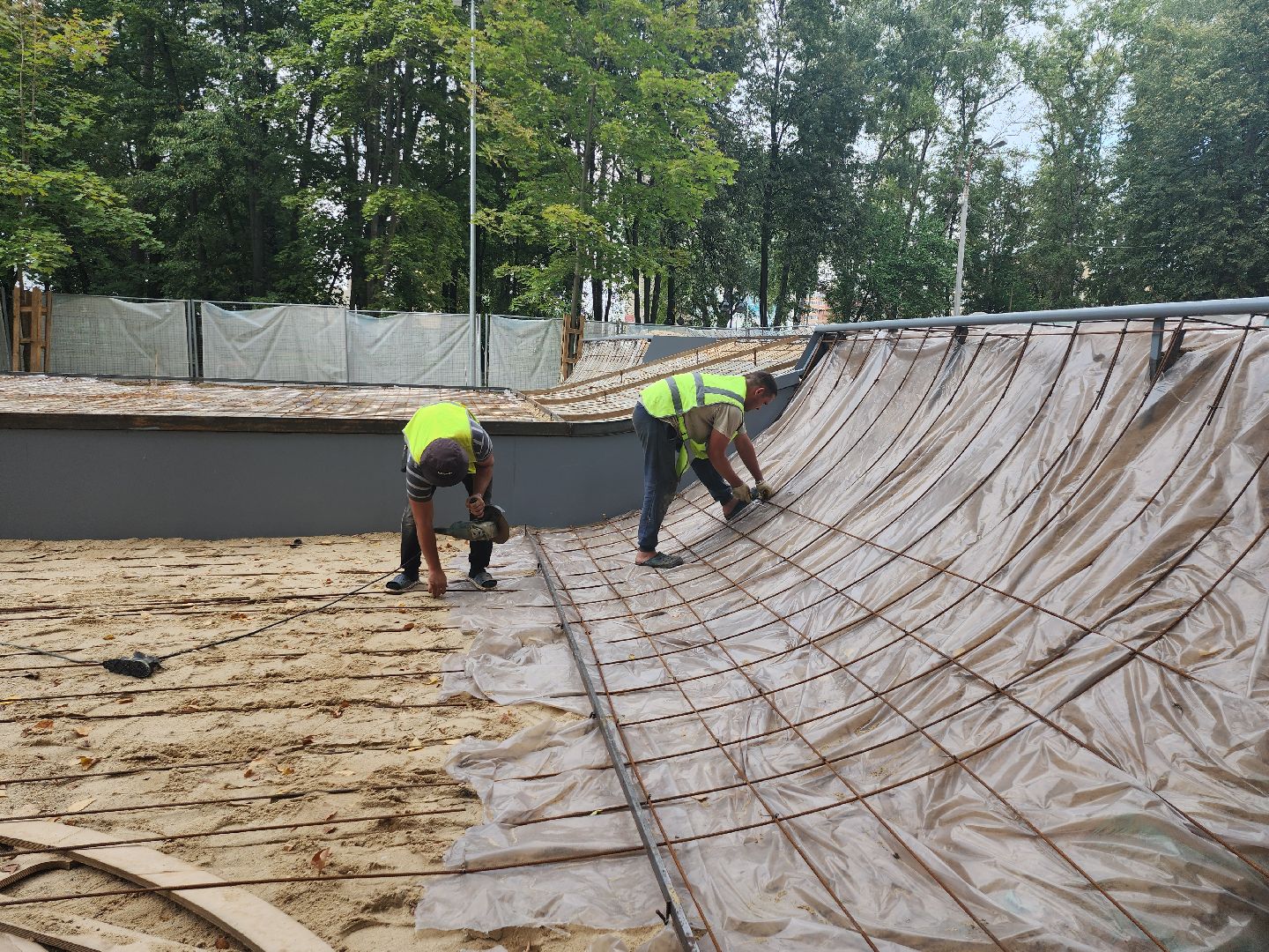 серпухов, подмосковье, строительство скейт площадки,