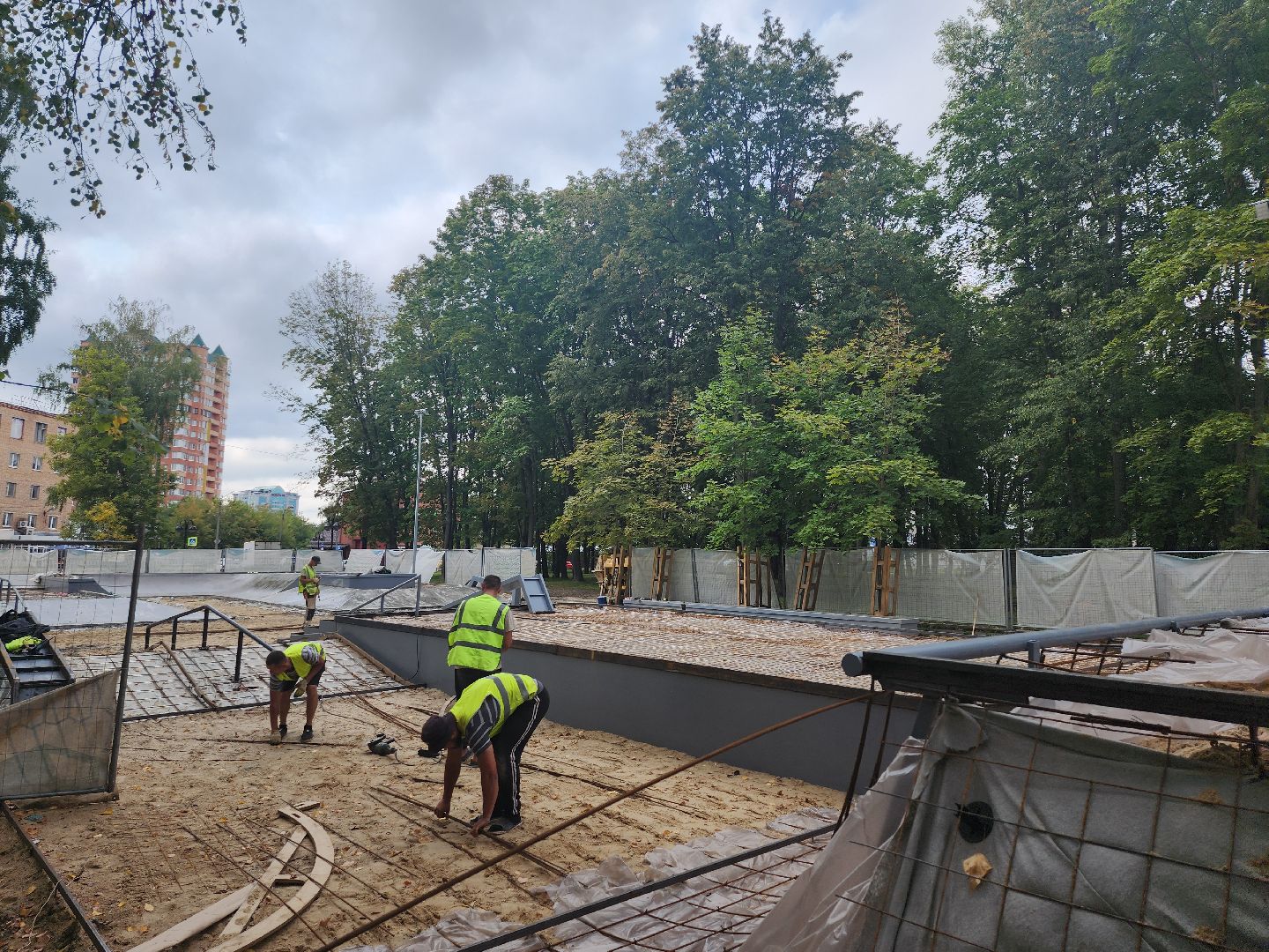 серпухов, подмосковье, строительство скейт площадки,