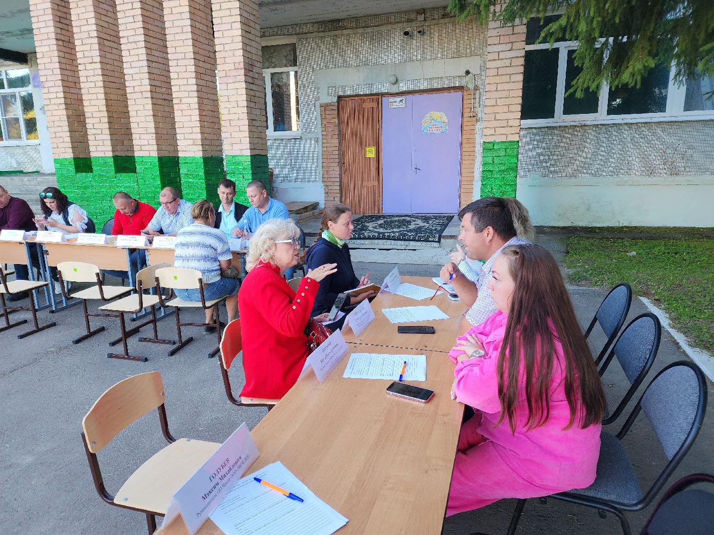 Чехов, село Стремилово, выездная администрация, встреча с жителями, обращения граждан, благоустройство, опиловка деревьев, дорожный ремонт, уличное освещение, улица Луговая,