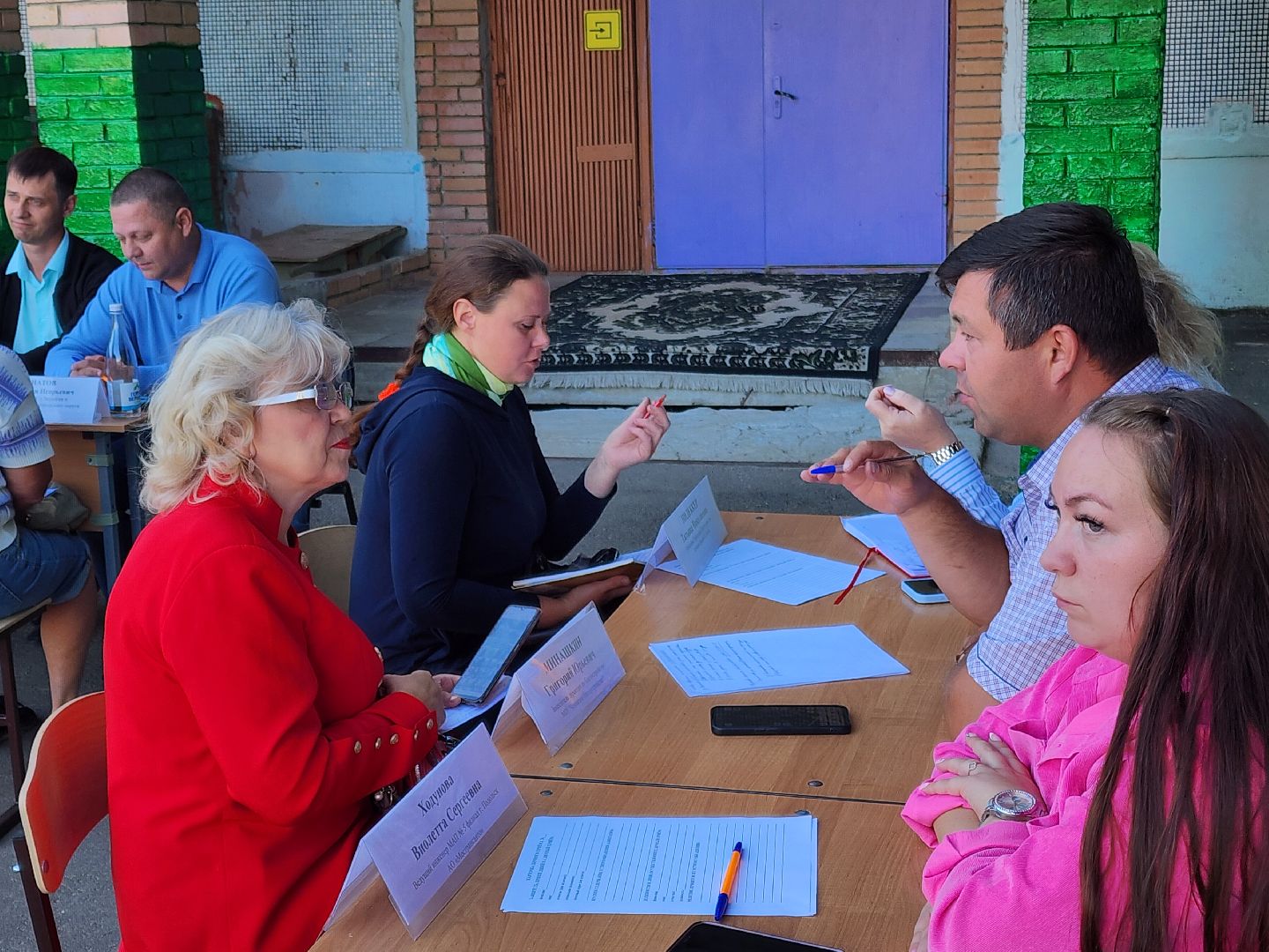 Чехов, село Стремилово, выездная администрация, встреча с жителями, обращения граждан, благоустройство, опиловка деревьев, дорожный ремонт, уличное освещение, улица Луговая,