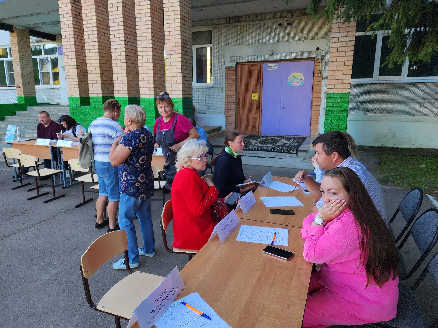 Чехов, село Стремилово, выездная администрация, встреча с жителями, обращения граждан, благоустройство, опиловка деревьев, дорожный ремонт, уличное освещение, улица Луговая,