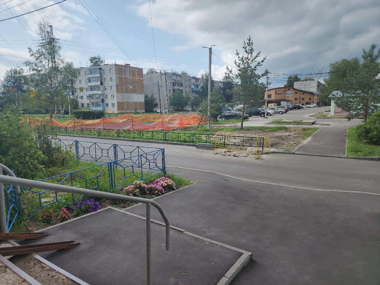 Строительство детской площадки, орехово-зуевский округ, давыдово,