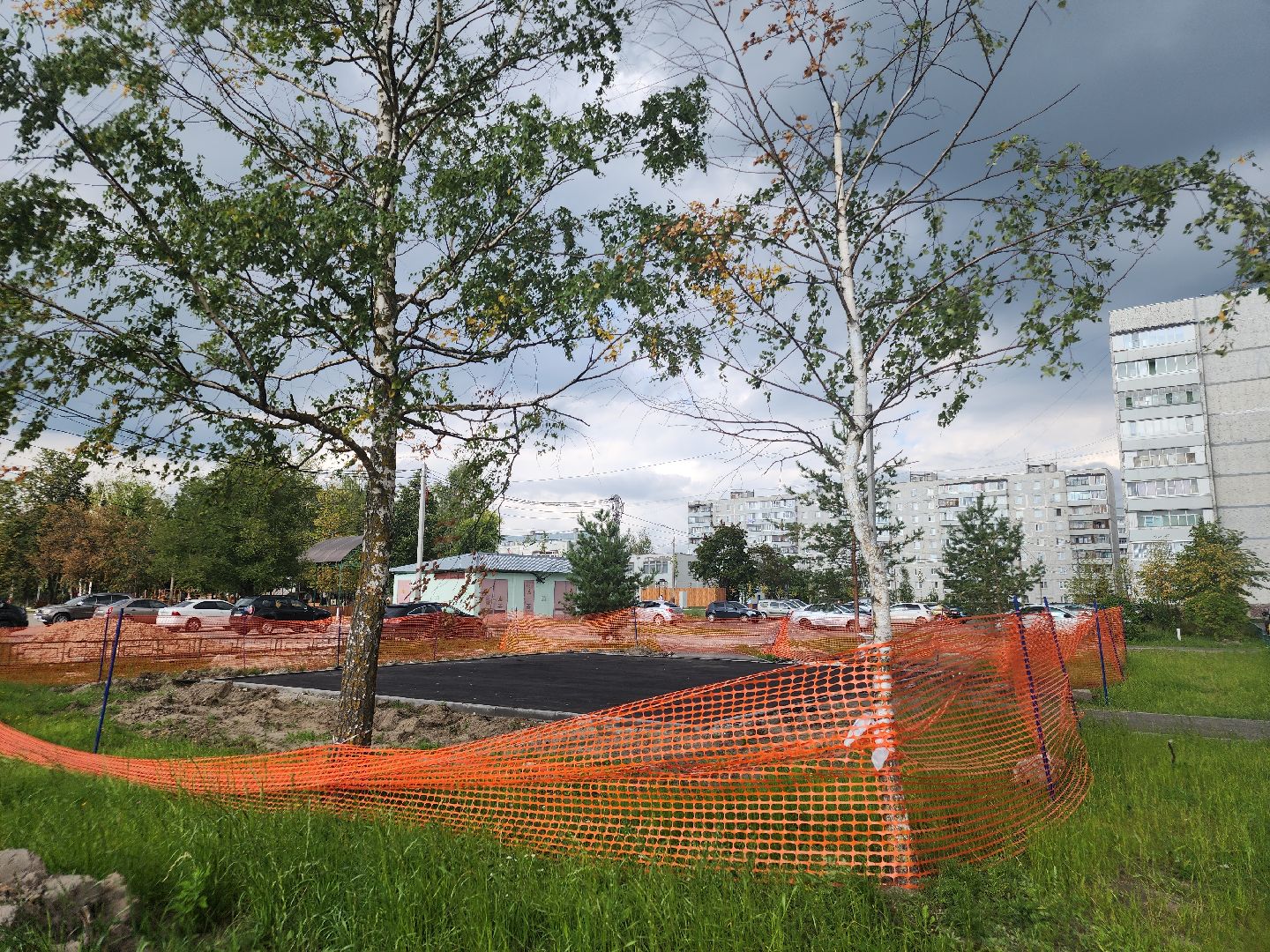 Строительство детской площадки, орехово-зуевский округ, давыдово,