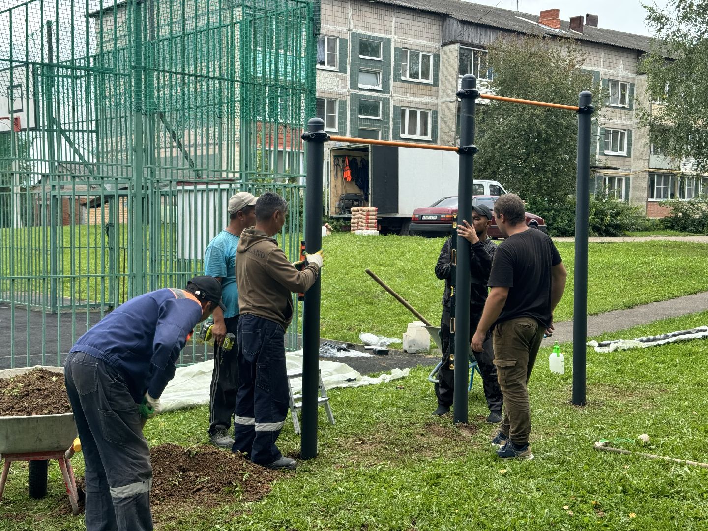 шаховская, обращения жителей, турники, установка турника,