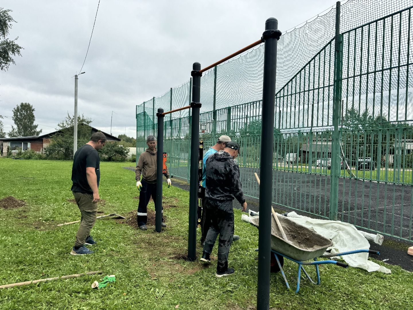 шаховская, обращения жителей, турники, установка турника,
