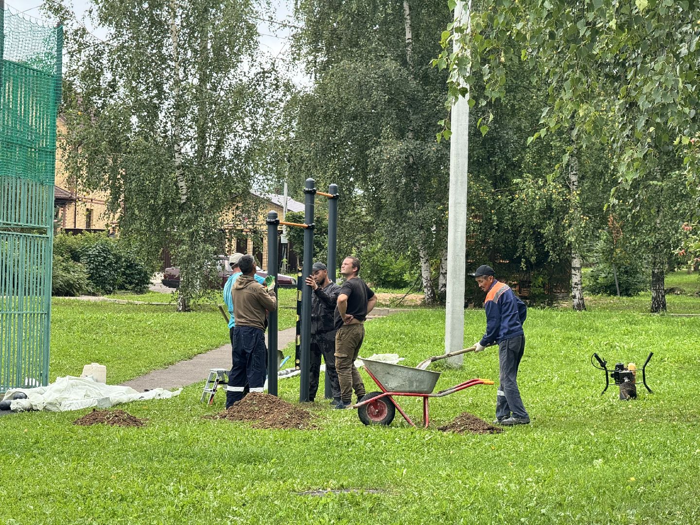 шаховская, обращения жителей, турники, установка турника,