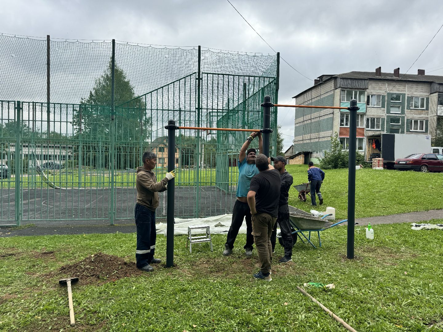 шаховская, обращения жителей, турники, установка турника,