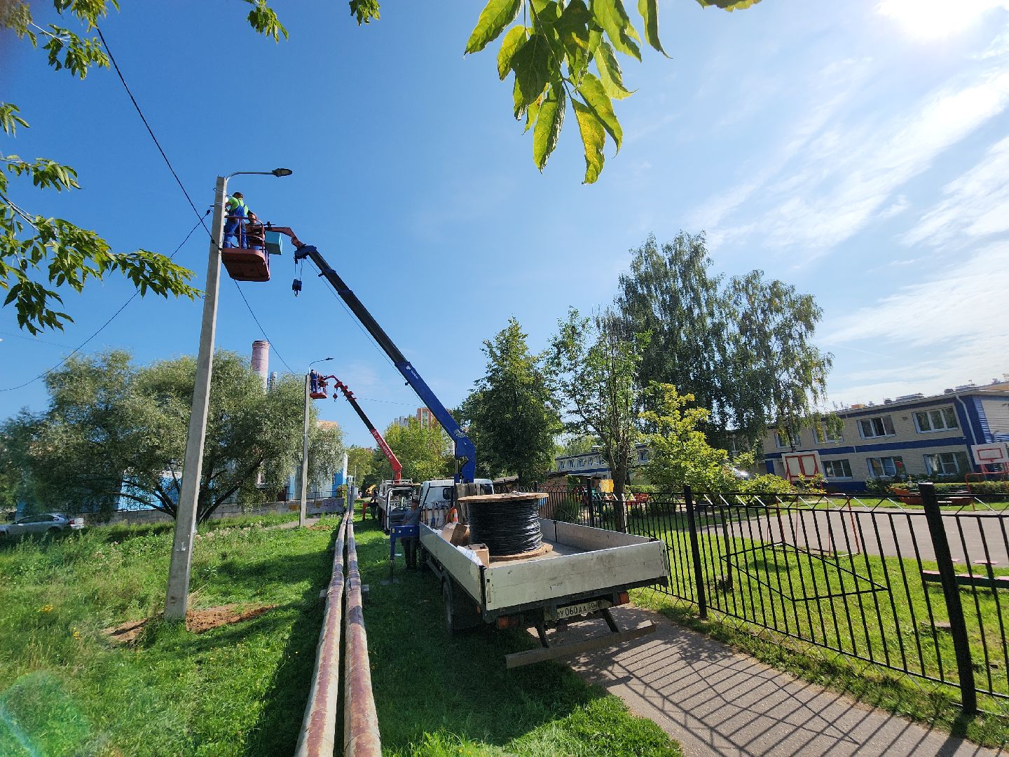 серпухов, подмосковье, благоустройство, освещение, освещение улиц,