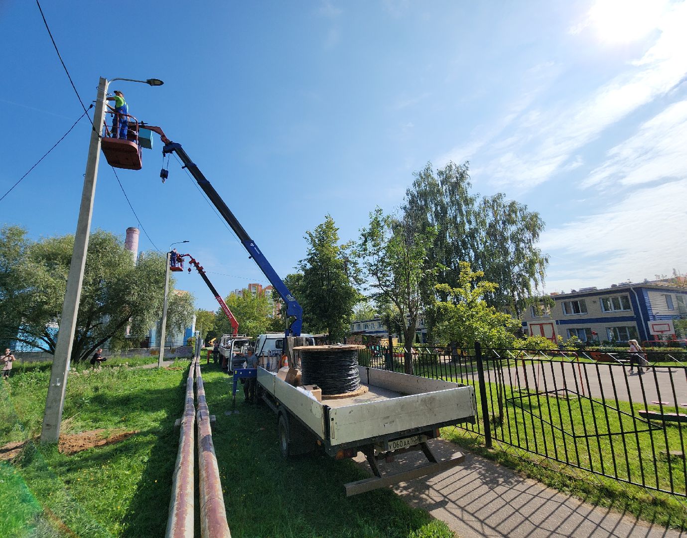 серпухов, подмосковье, благоустройство, освещение, освещение улиц,