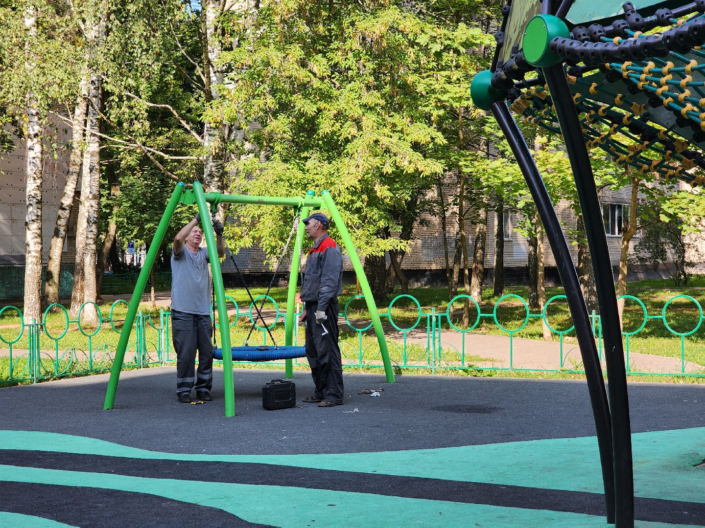 Дубна, ЖКХ, Ремонт, Детские площадки, игровые элементы, коммунальные службы,