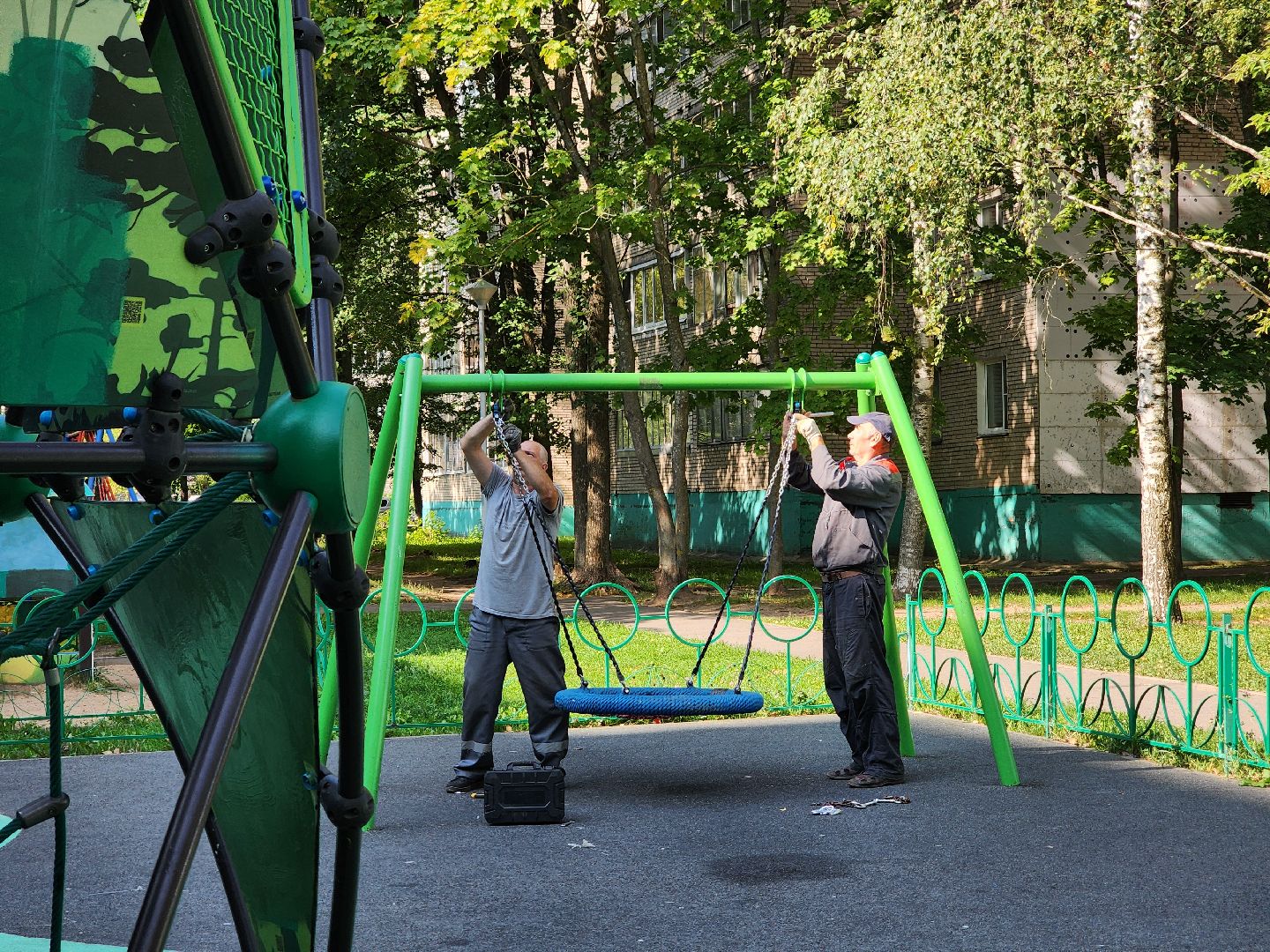 Дубна, ЖКХ, Ремонт, Детские площадки, игровые элементы, коммунальные службы,