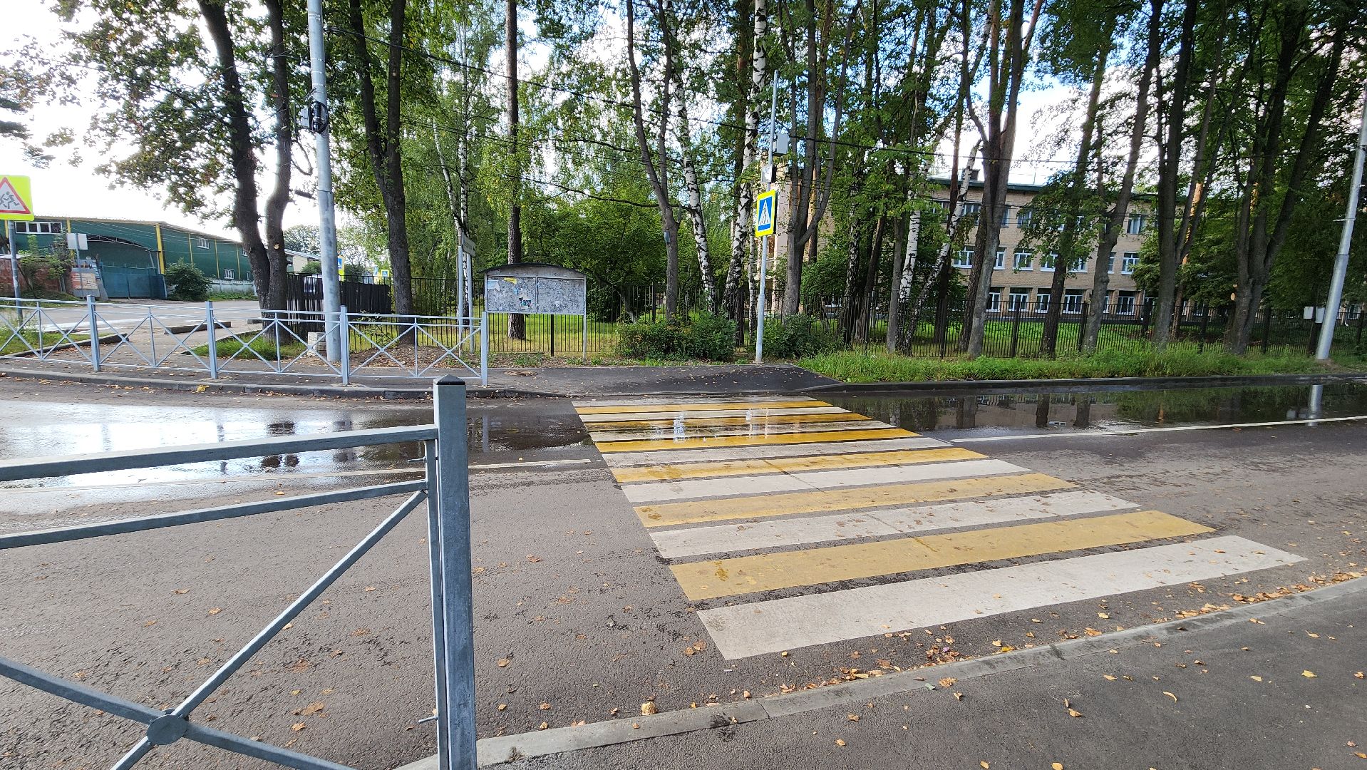 пушкино, дорожный ремонт, дорожный знак, тротуары, автобусная остановка, асфальтирование дорог,