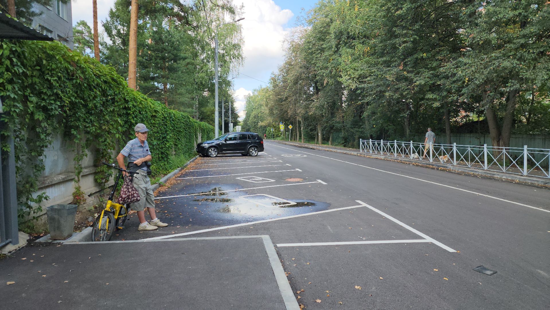 пушкино, дорожный ремонт, дорожный знак, тротуары, автобусная остановка, асфальтирование дорог,