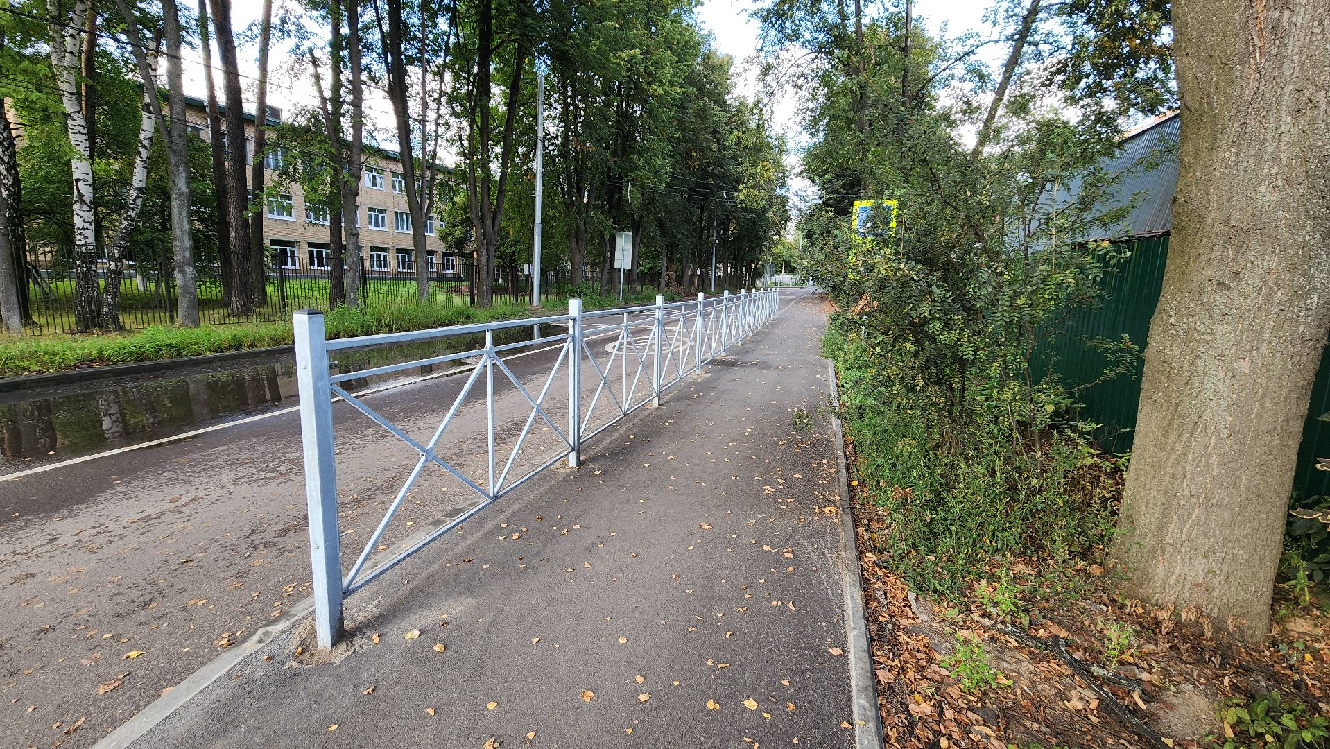 пушкино, дорожный ремонт, дорожный знак, тротуары, автобусная остановка, асфальтирование дорог,