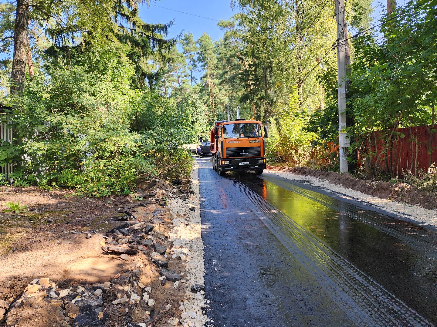 раменское, дороги, ремонт автомобильных дорог, Кратово, Дачная улица,