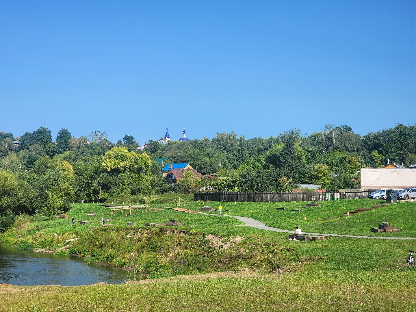 Зарайск, благоустойство, набережная, плотина, смотровая площадка,