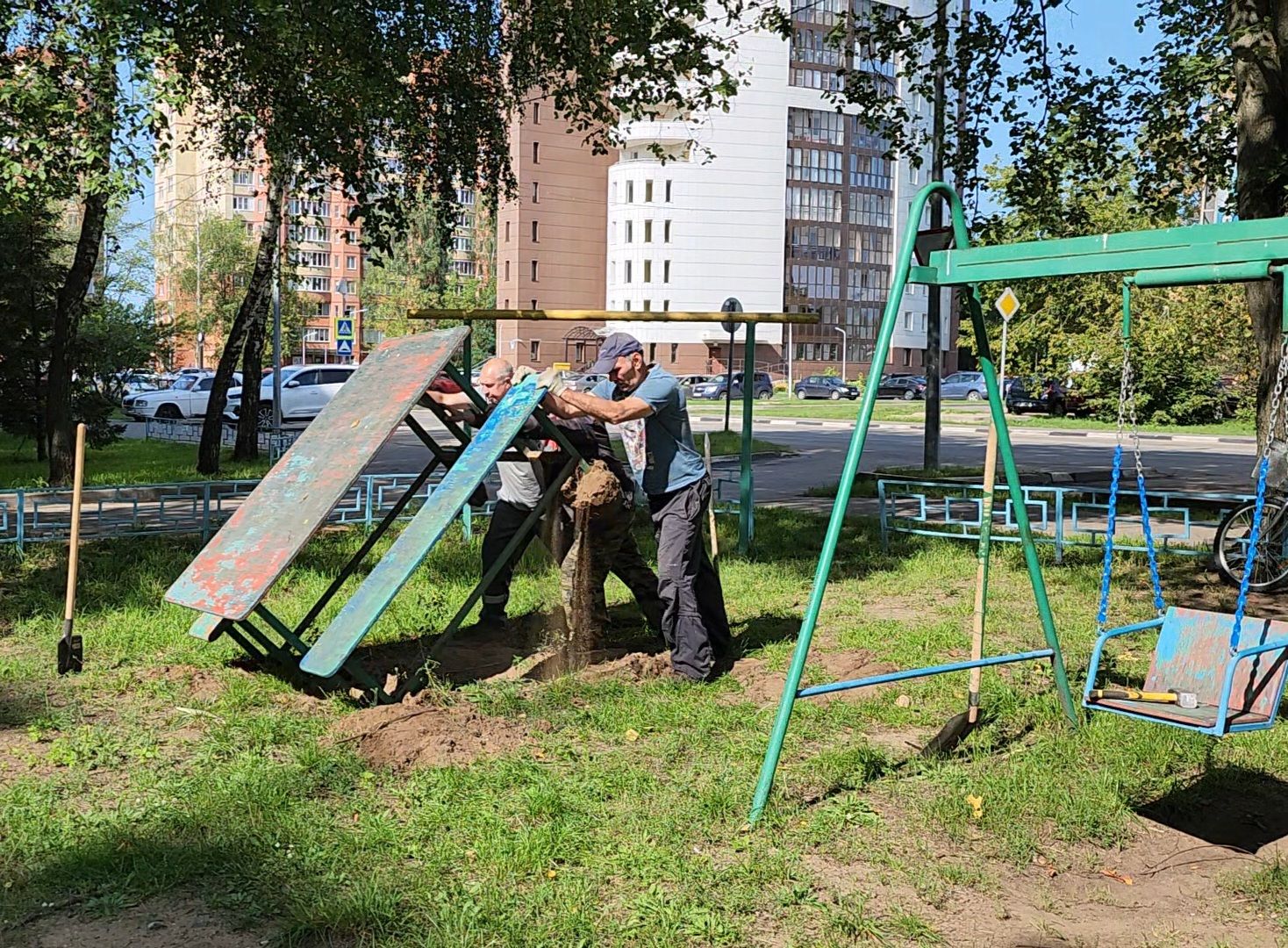Дубна, Детские площадки, Демонтаж, ЖКХ, Благоустройство,
