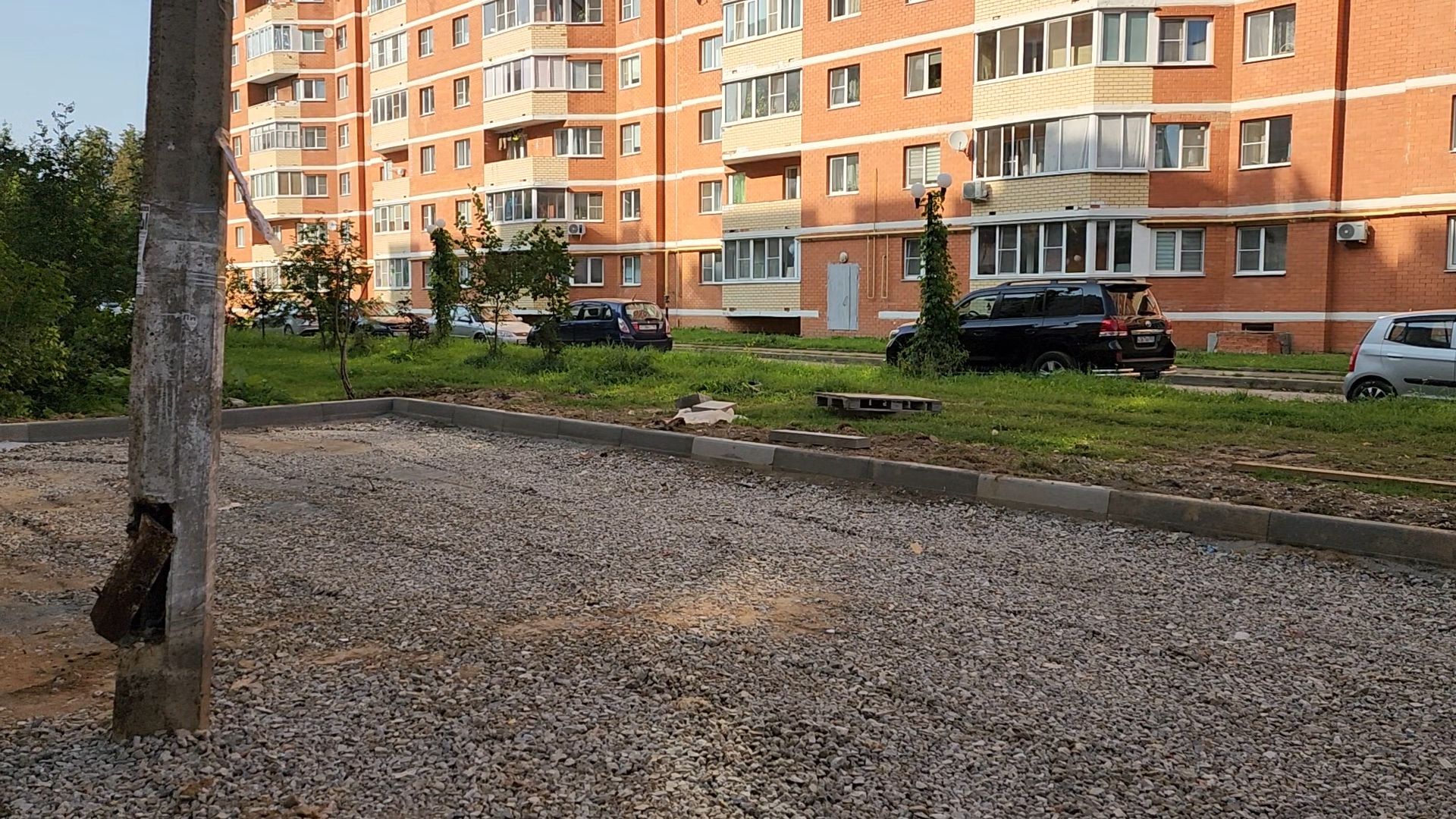 Солнечногорск, благоустройство, Военный городок, новая парковка,